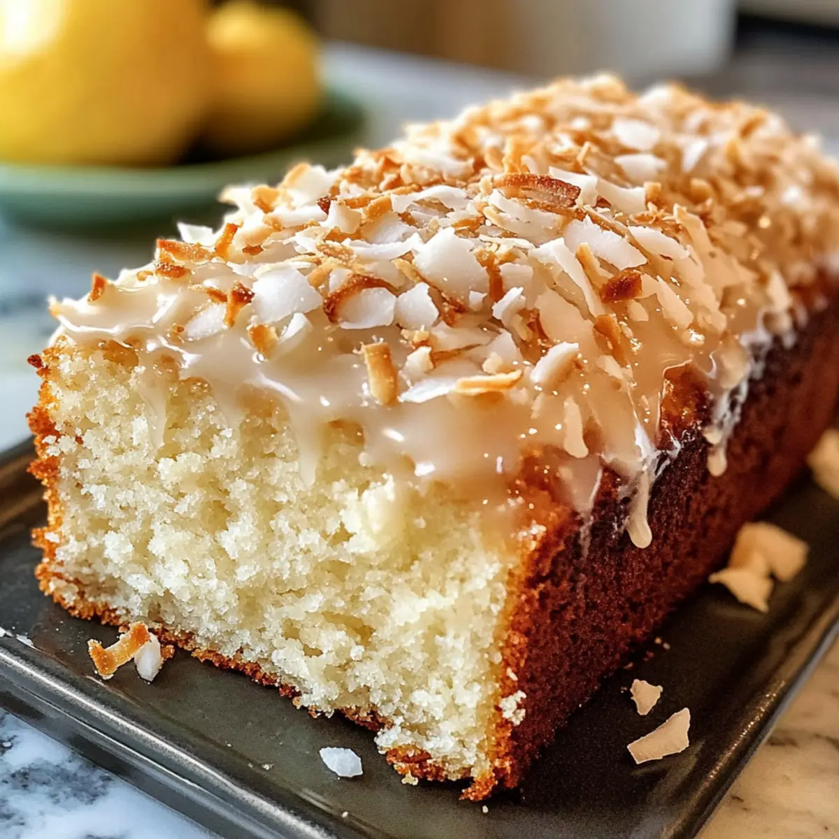 Kokosnussbrotkuchen für jeden Anlass backen