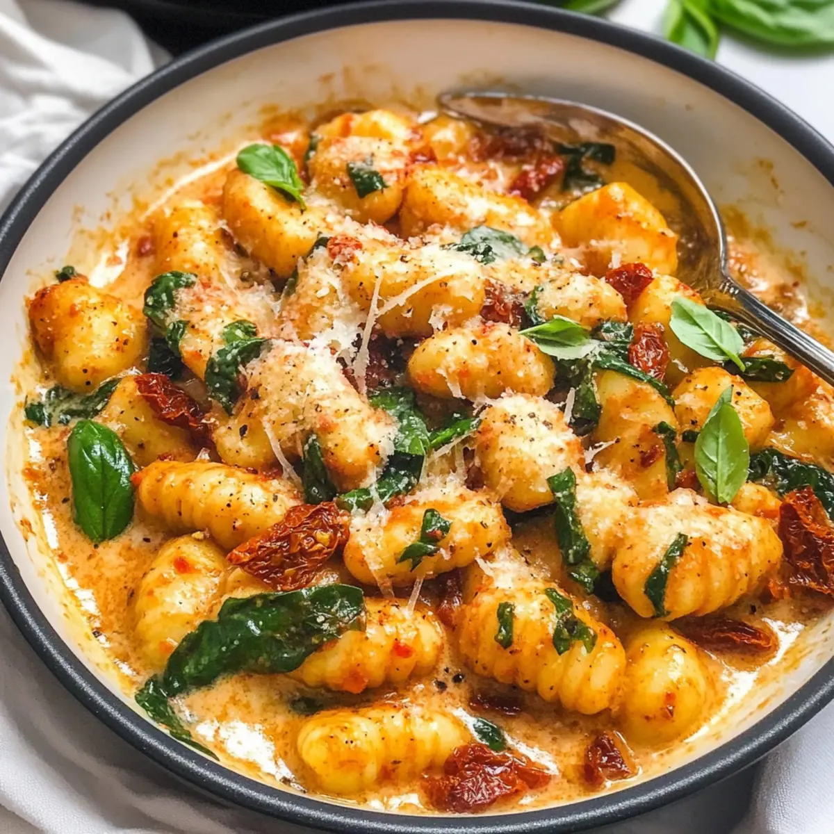 Cremige getrocknete Tomaten „Heirate mich“ Gnocchi