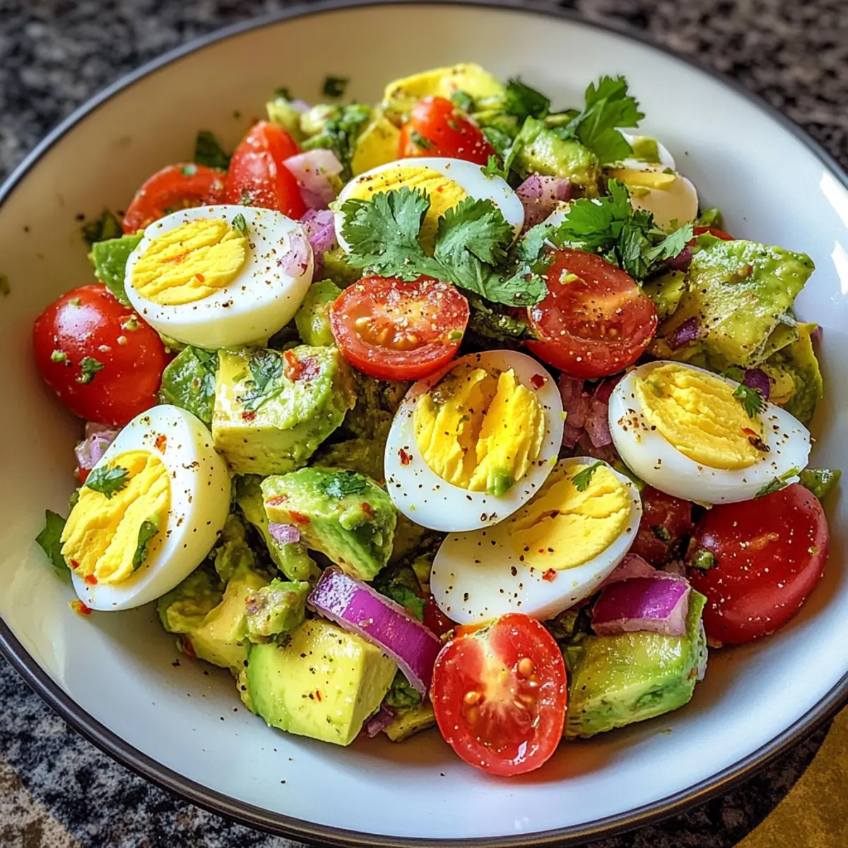 Eier Avocado Salat für Sportliche: Gesund und Lecker