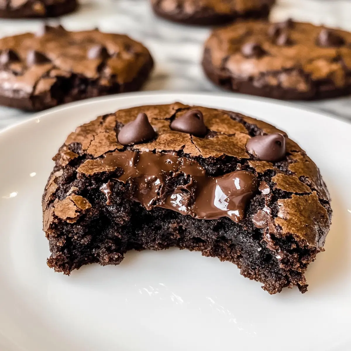 Fudgy Chewy Brookies für Schokoladenliebhaber