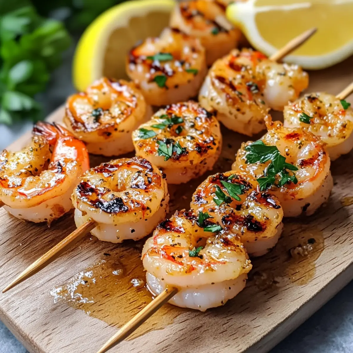 Knoblauchbutter gegrillte Garnelen einfach gemacht