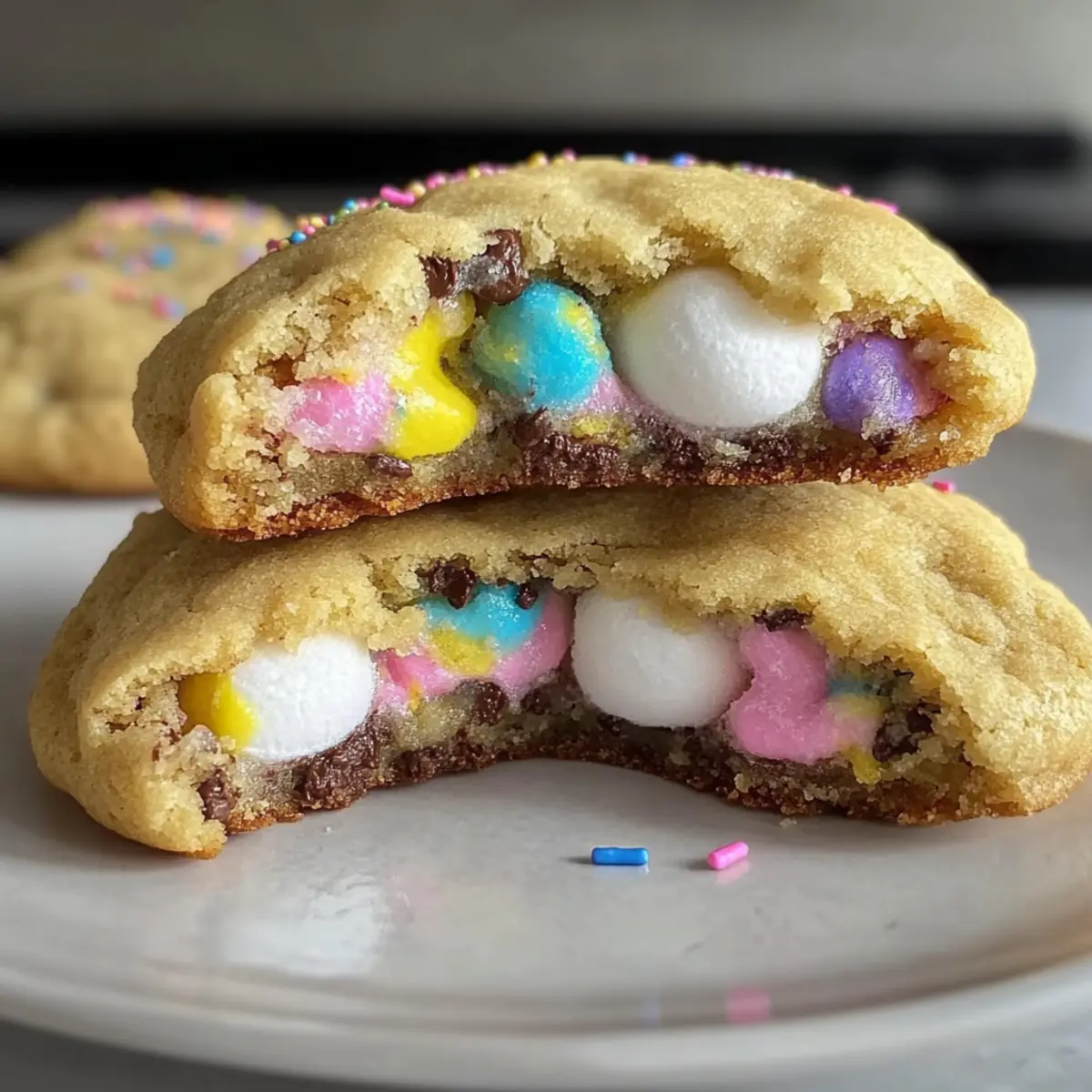 Riesen-Schokoladenstückchen mit Peep-Füllung