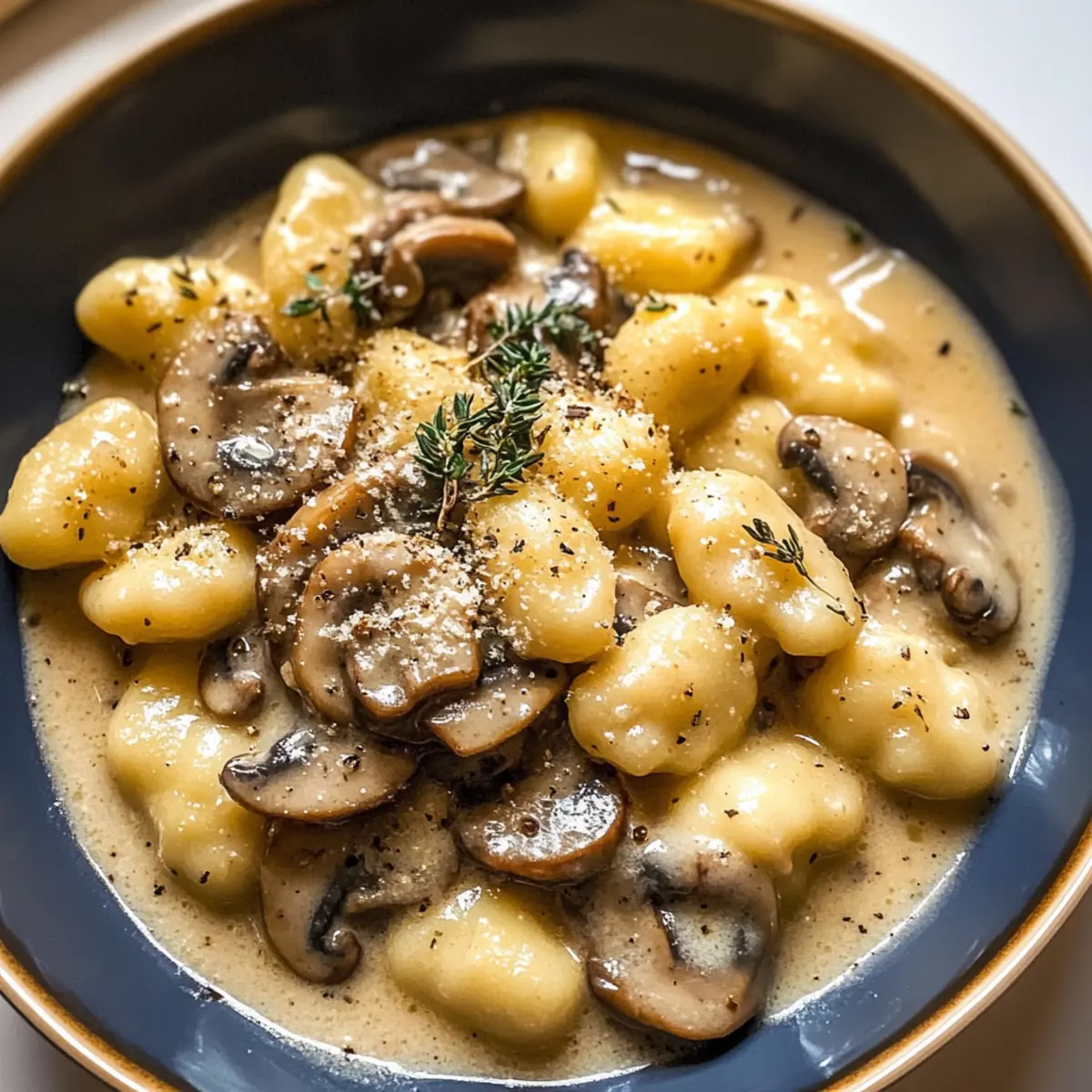 Gnocchi mit cremiger Pilzsauce: Einfach und köstlich