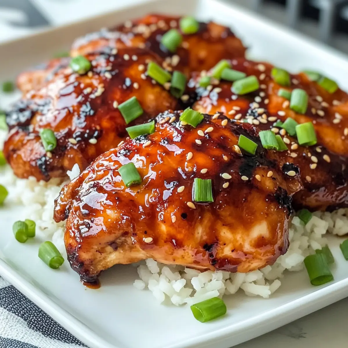 Hawaiianischer Stil Teriyaki-Hühnchen für den Grill