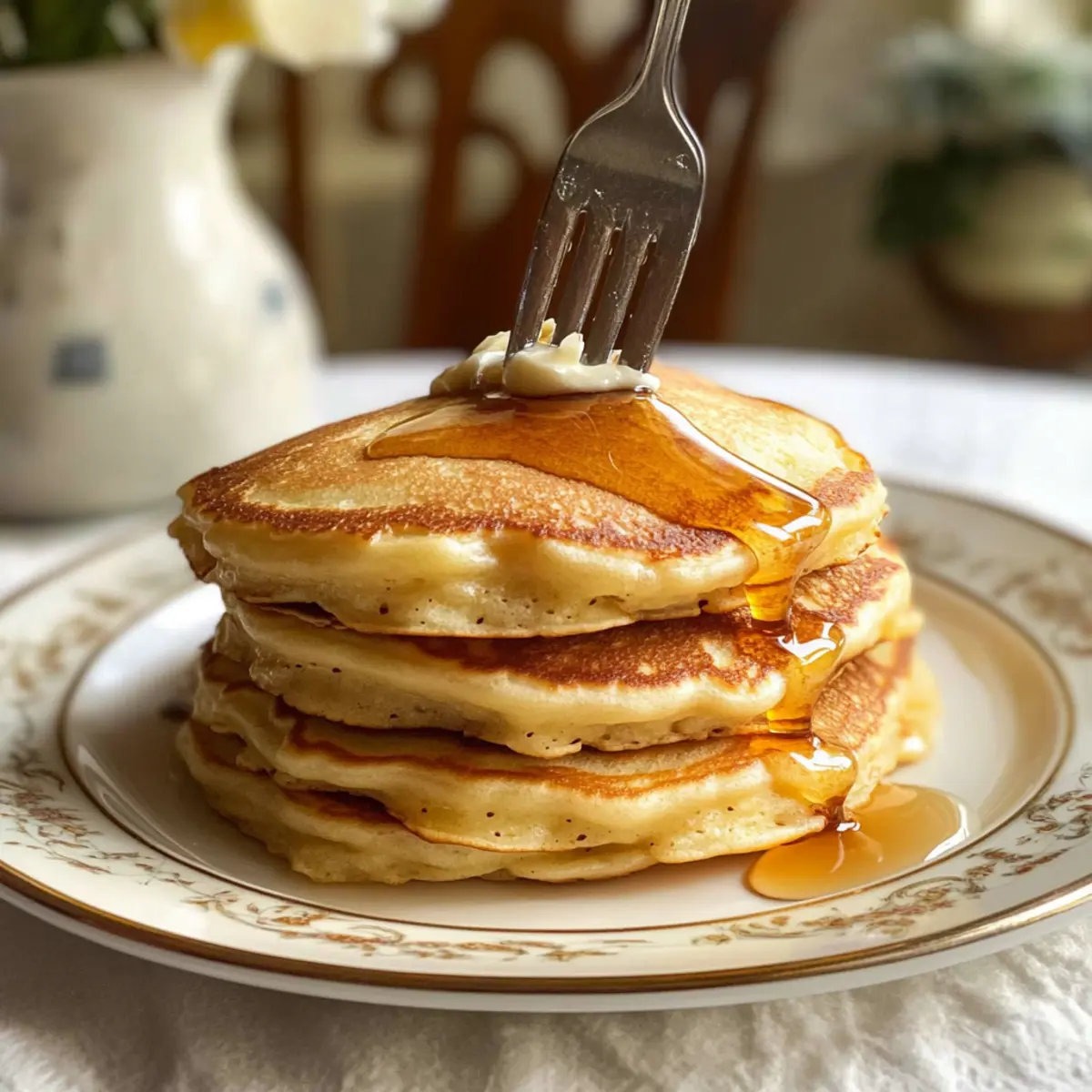 Altmodische Buttermilch-Pfannkuchen für den perfekten Morgen