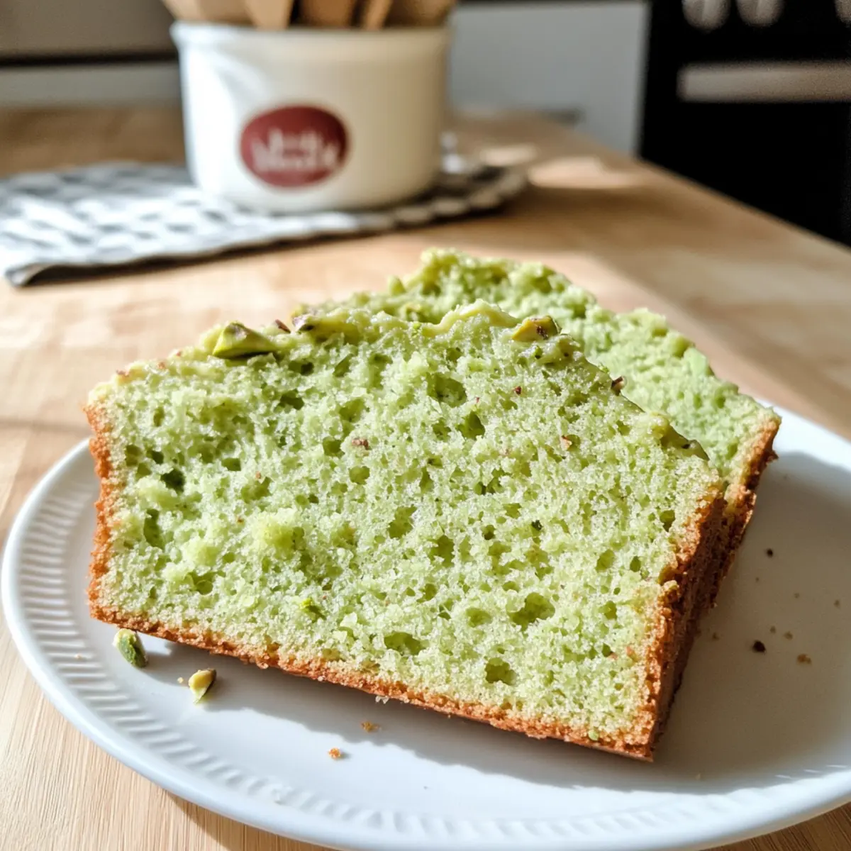 Pistazienpuddingbrot für echte Genussmomente