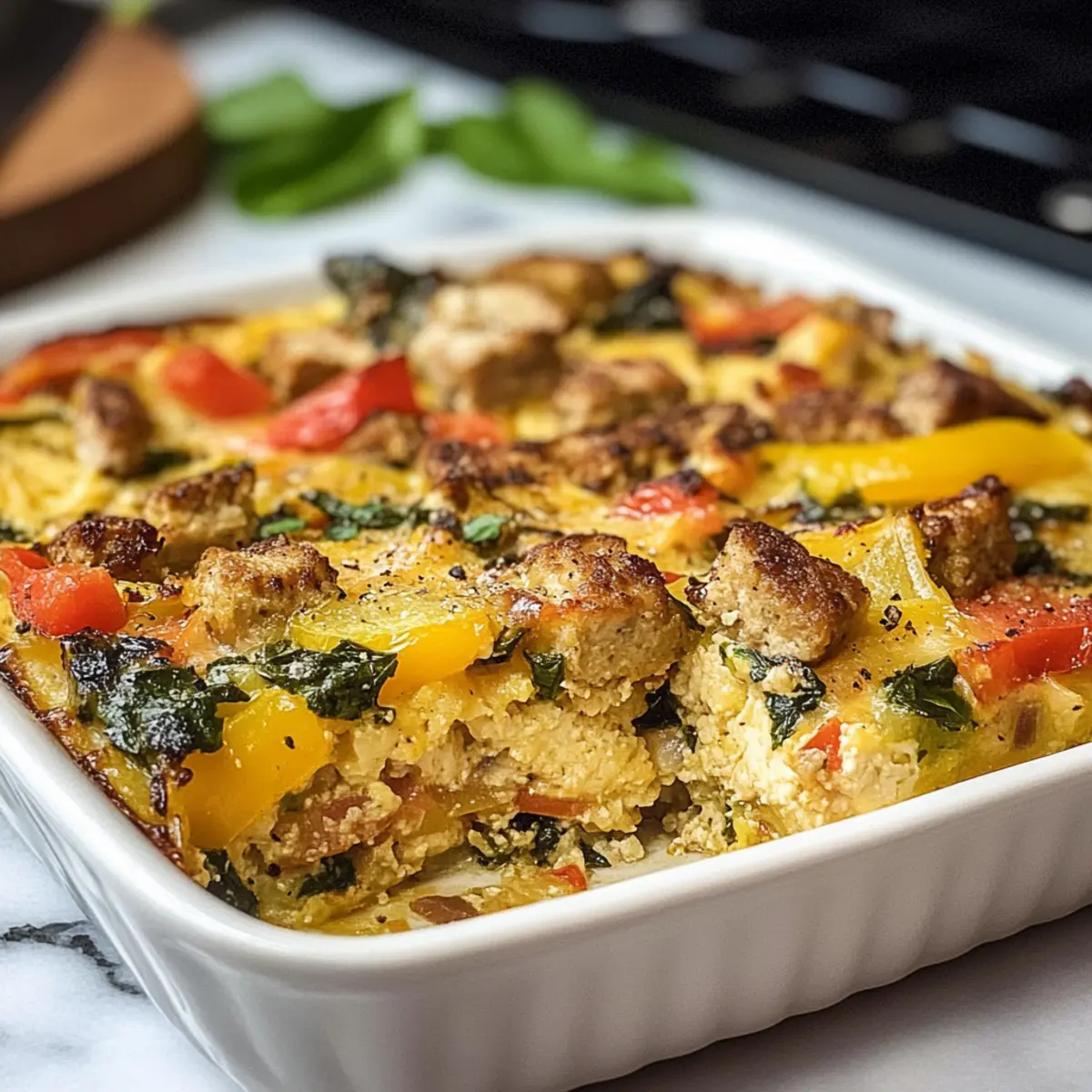 Veganer Frühstücksauflauf für einen tollen Start