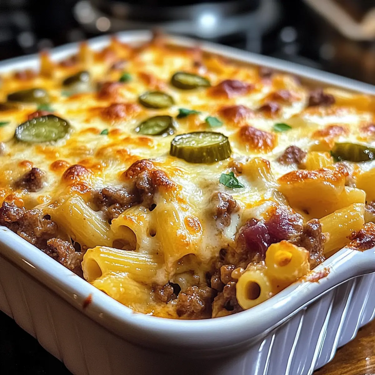 Big Mac Pasta Auflauf mit Kult-Dressing zum Verlieben