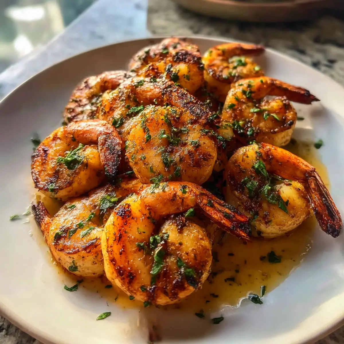 Cajun Gegrillte Garnelen für Schnelle Abendessen