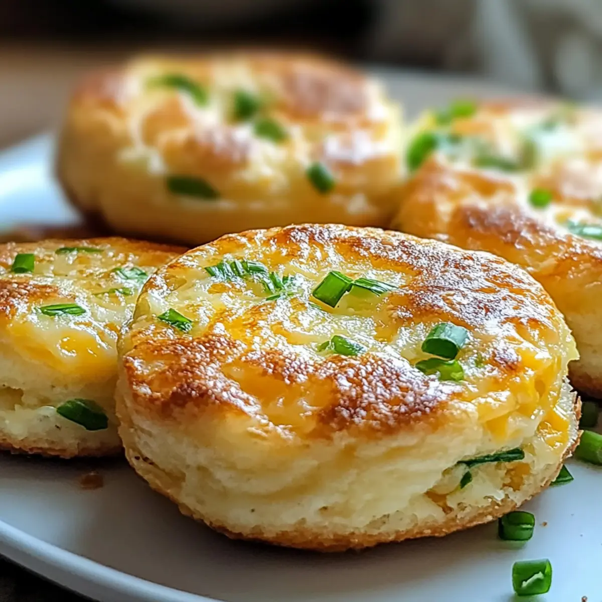 Cheddar Schnittlauch Englisch Muffins für jeden Morgen