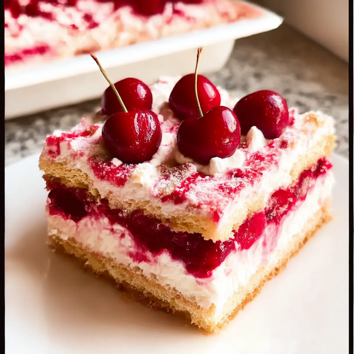 Kirsche Tiramisu für den perfekten Sommergenuss