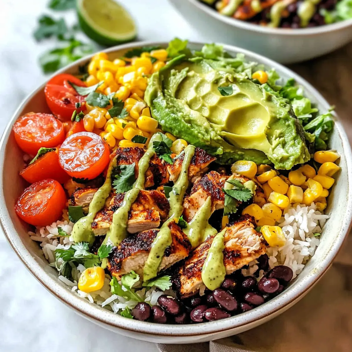 Hühnchen Burrito Schalen für jeden Geschmack