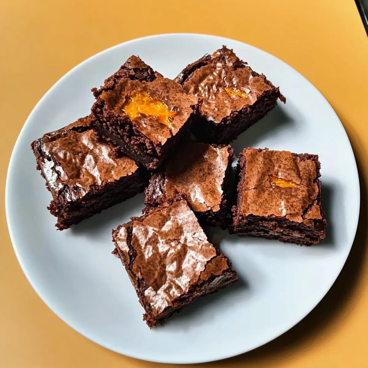 Schokoladen-Orange-Brownies für den ultimativen Genuss