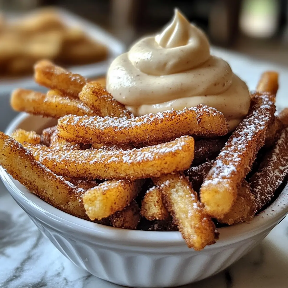 Keksfritten mit süßer Frosting-Dip für Naschkatzen