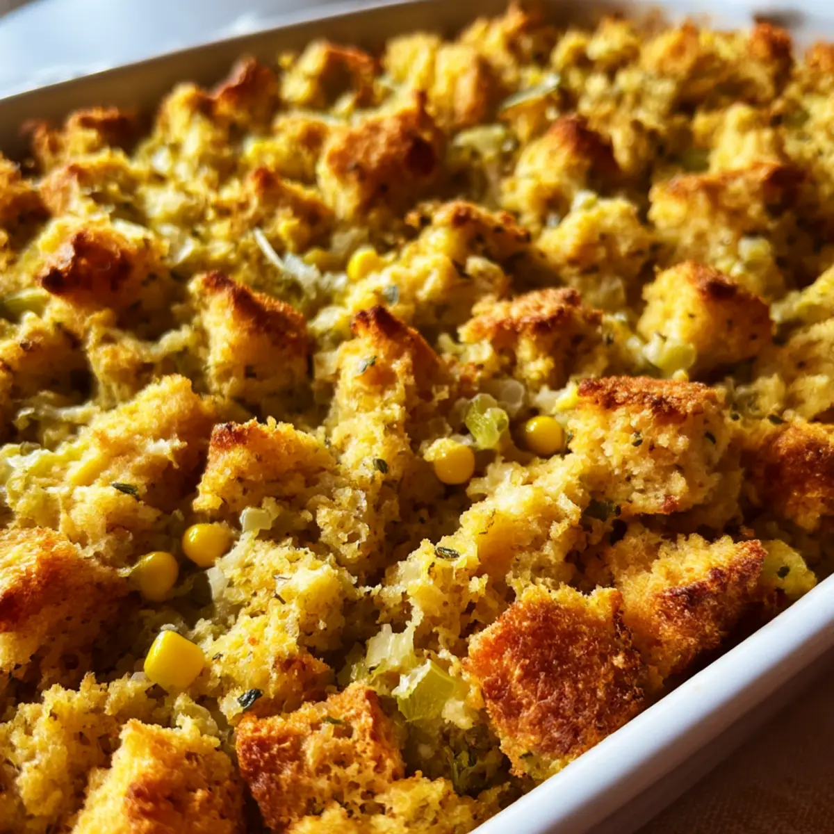 Buttrige Maisbrotfüllung für dein Thanksgiving