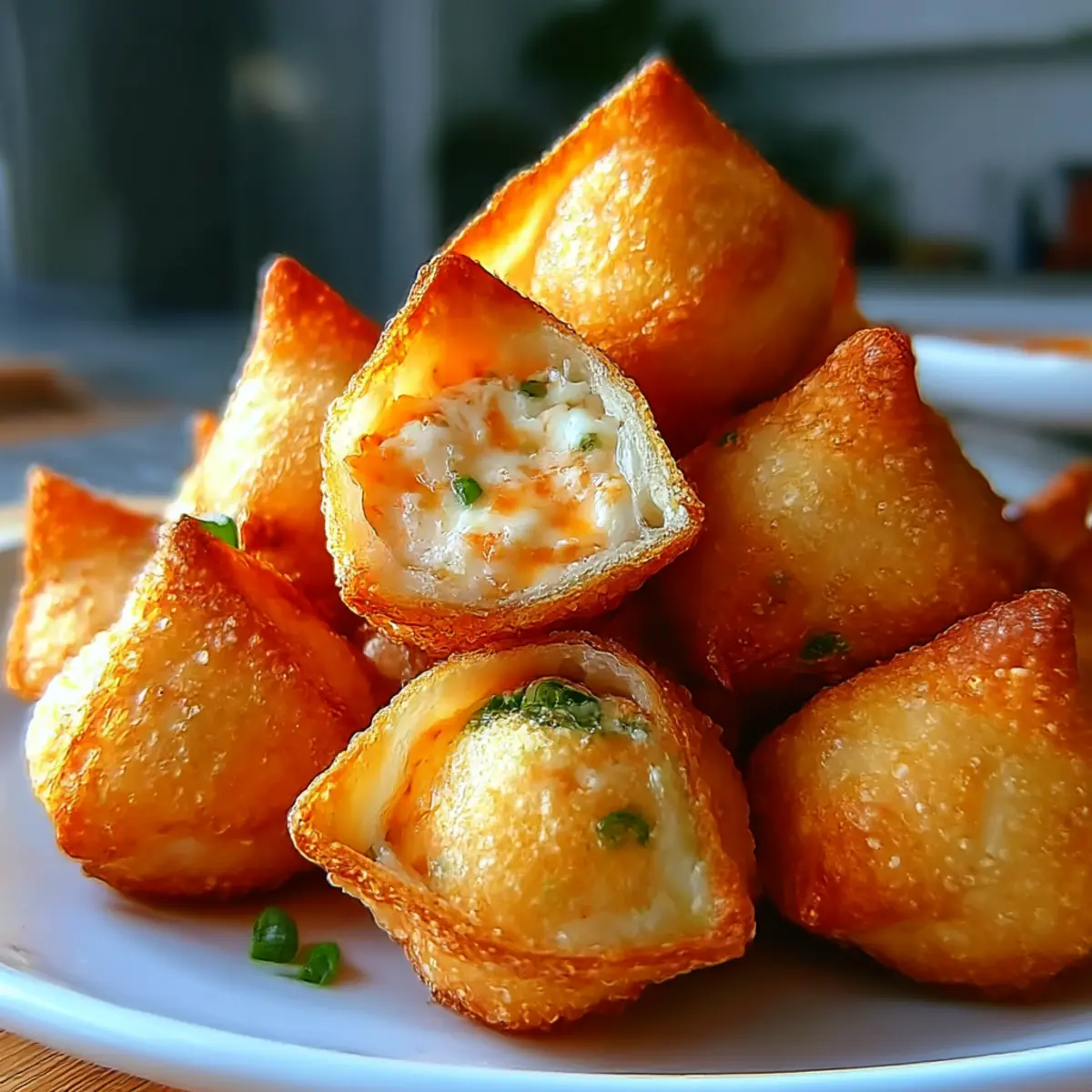 Knusprige Krabben Rangoon Bomben für jeden Anlass
