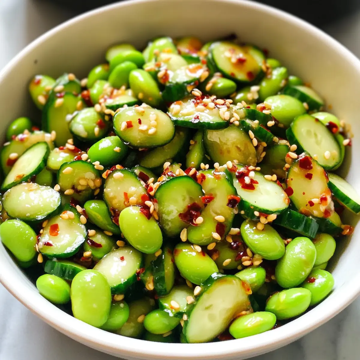 Einfache japanische Edamame-Salat in 20 Minuten