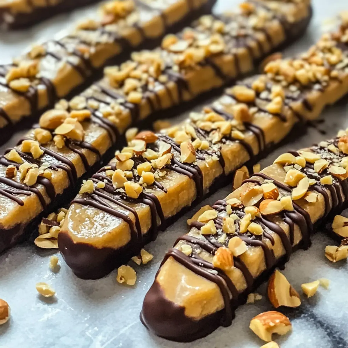 Gefrorene Bananen-Snickers: Gesunde Nascherei genießen