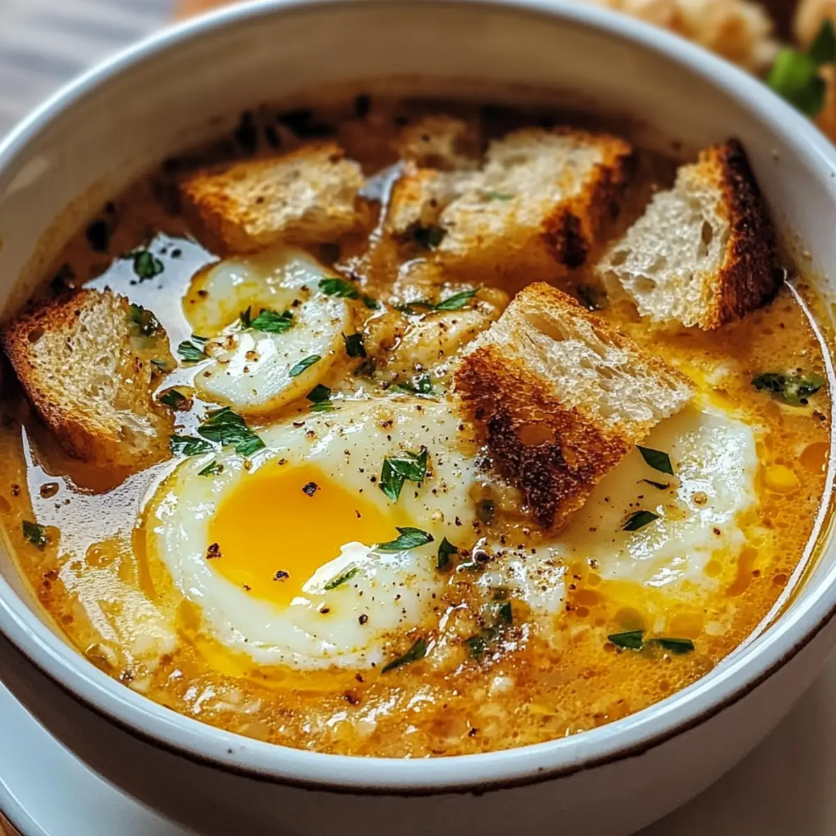 Schnelle und köstliche Knoblauchsuppe für jeden Tag