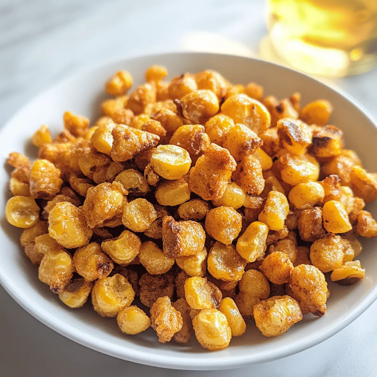 Selbstgemachte Maisnüsse für einen knusprigen Snack