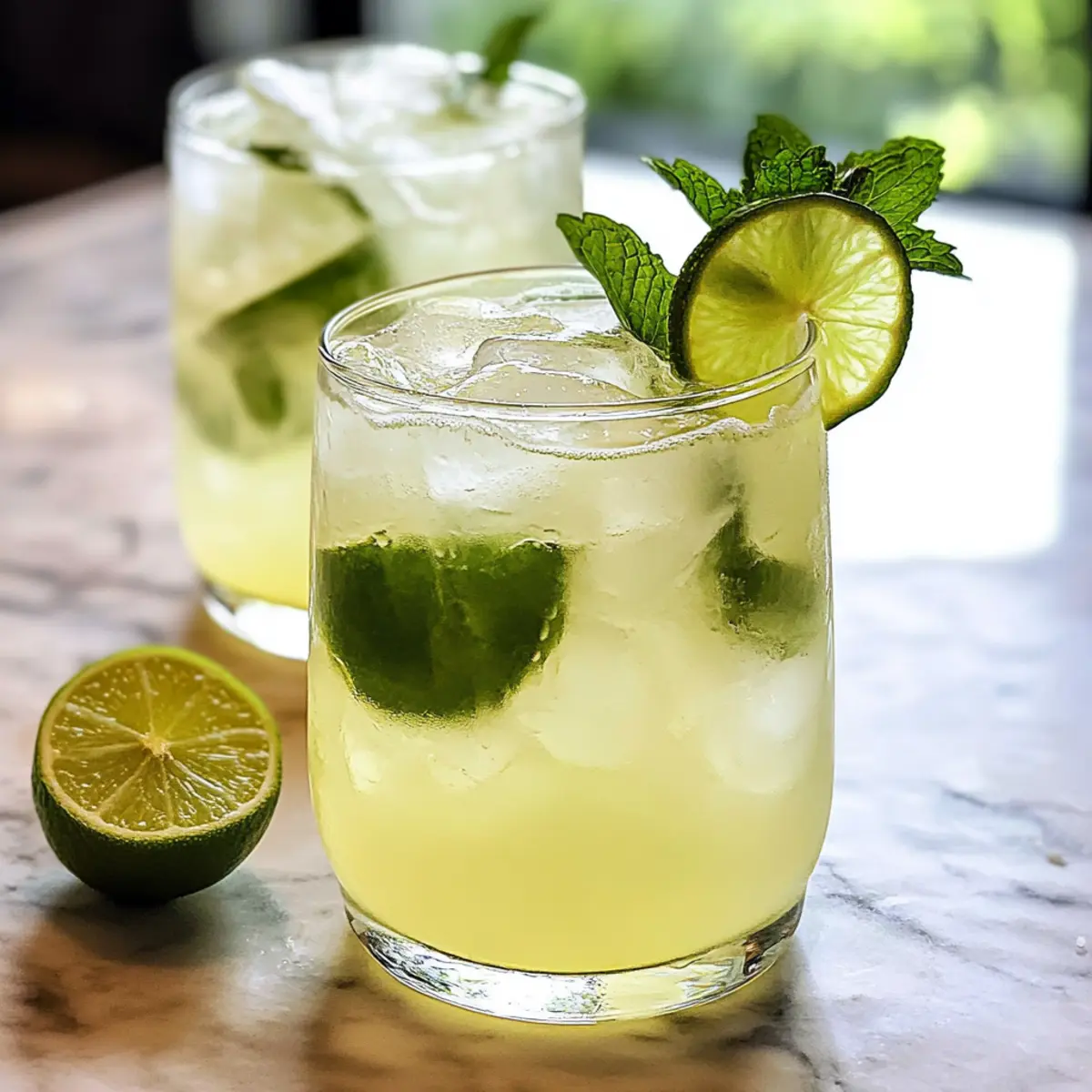Erfrischender Limettensaft für heiße Sommertage