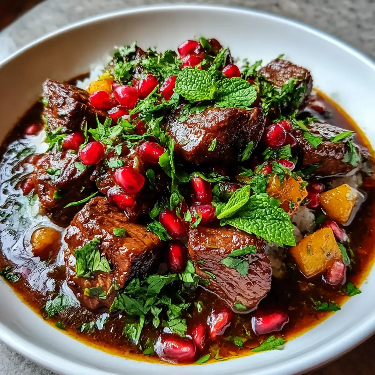 Shish Andaz: Zartes Persisches Lamm oder Rind
