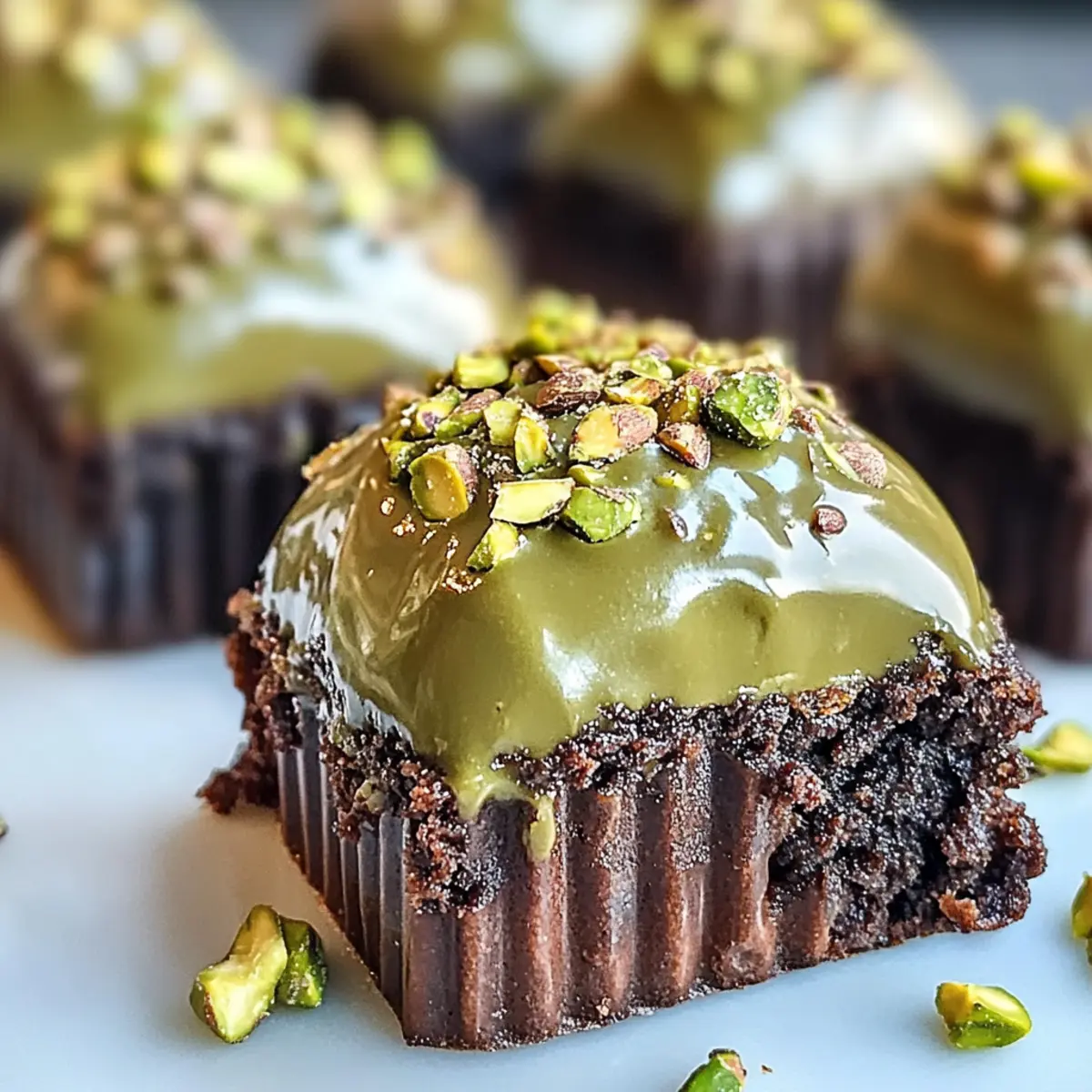 Pistazien Ferrero Rocher Brownies – Die perfekte Süßigkeit