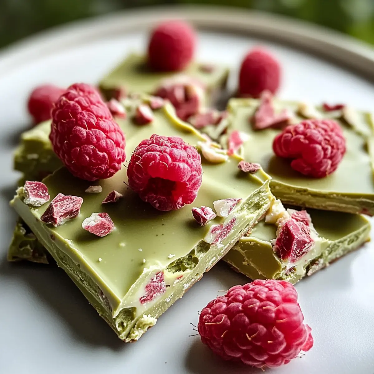 Himbeer-Matcha-Rinde für den perfekten Genuss