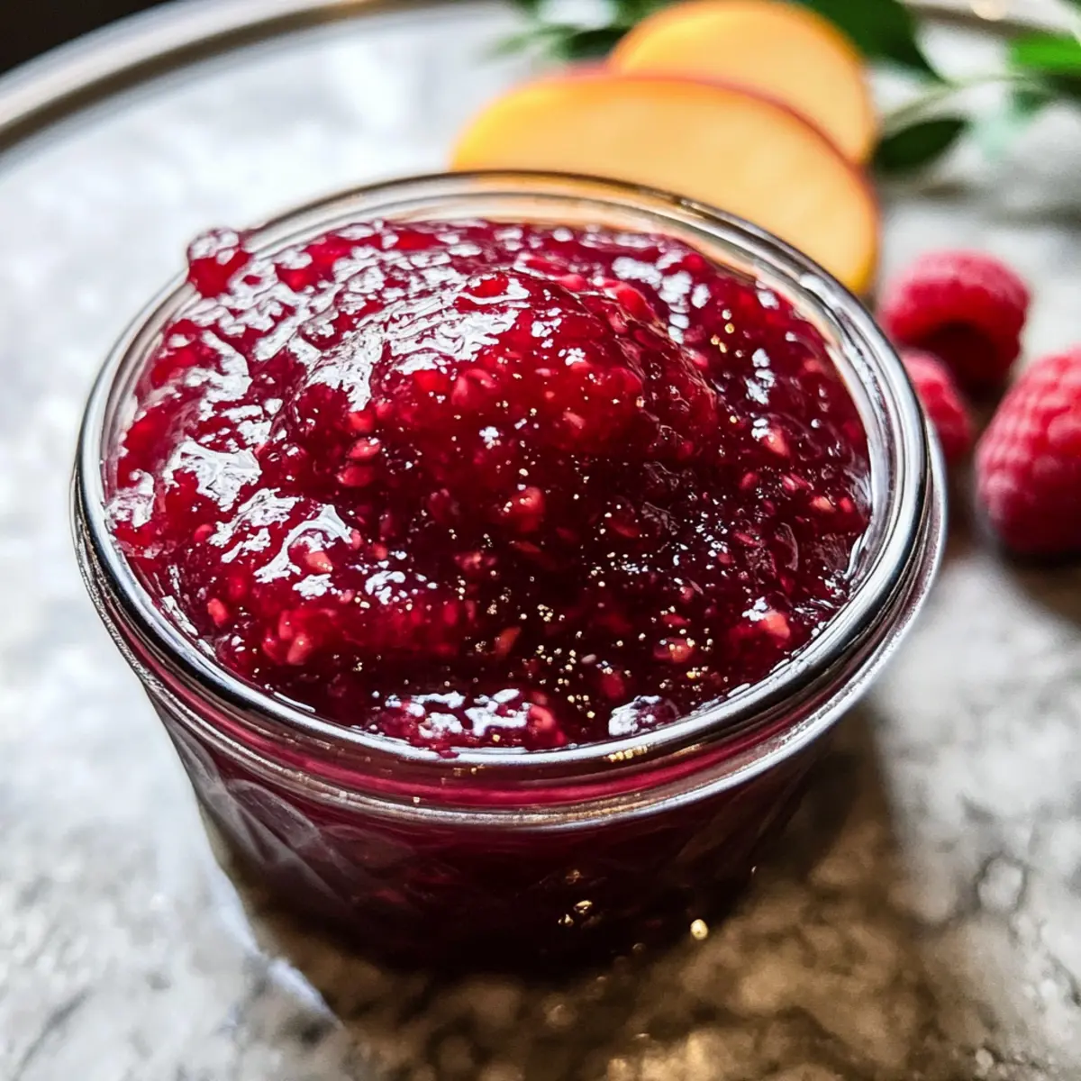 Himbeer-Pfirsich-Marmelade einfach selbst gemacht