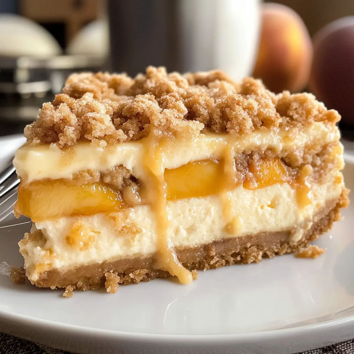 Pfirsich-Cobbler-Käsekuchen ganz einfach selbst machen